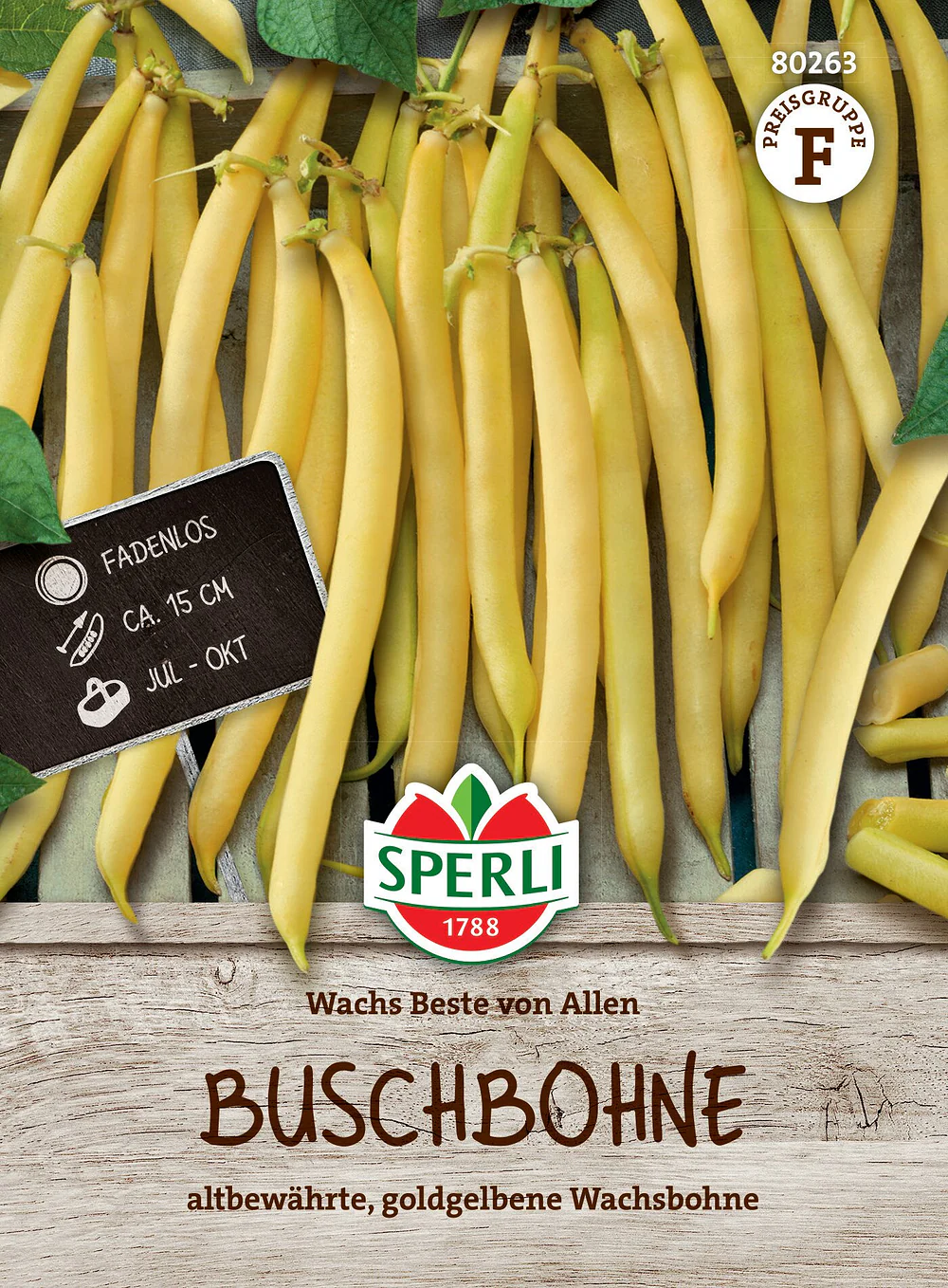 SPERLI Buschbohnen-Samen 'Wachs Beste von Allen'