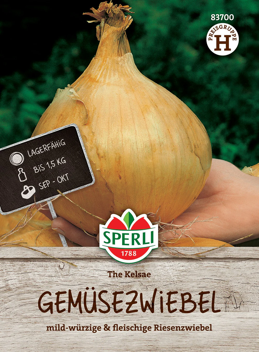 SPERLI Gemüsezwiebel-Samen 'The Kelsae'