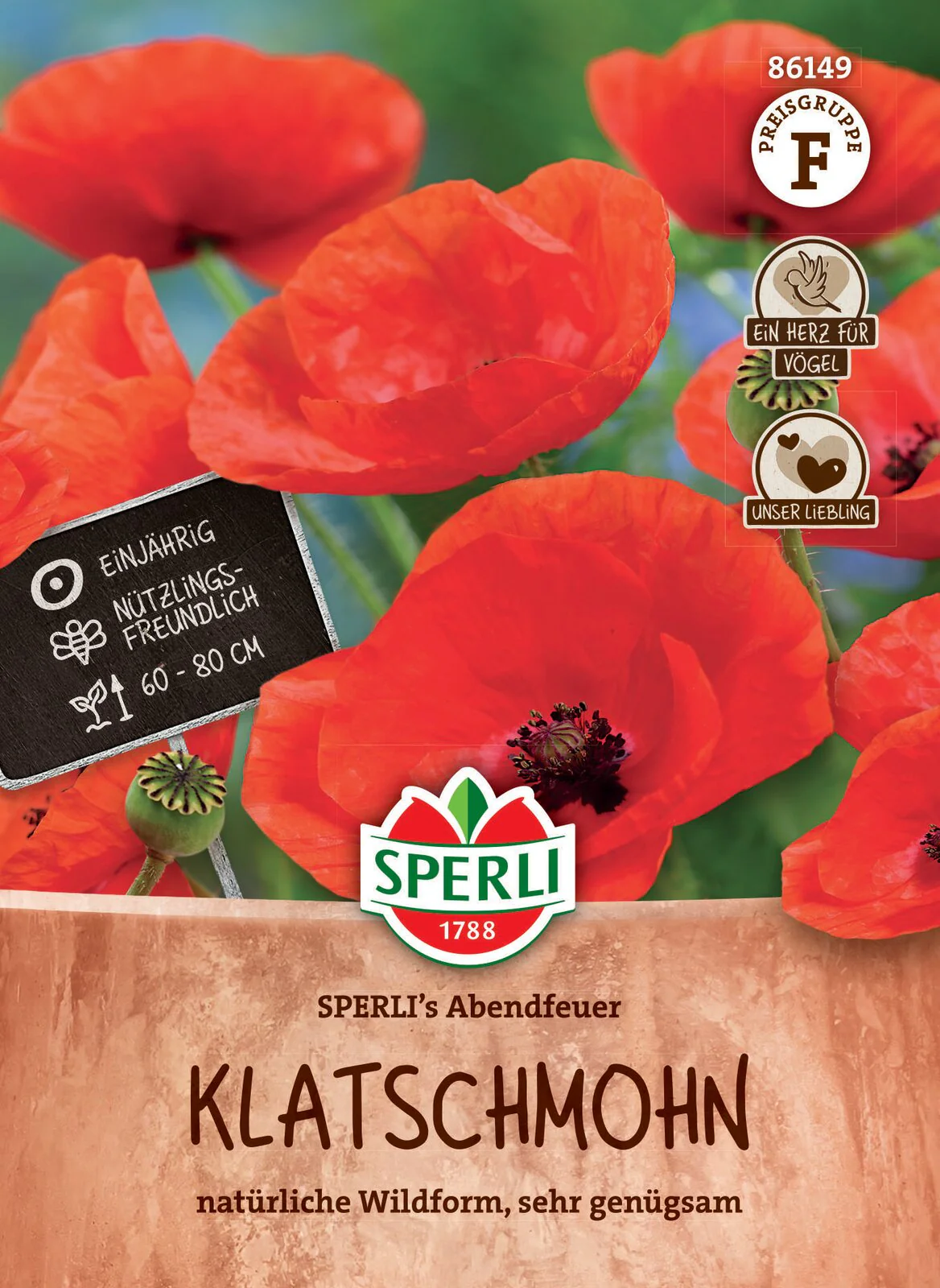 SPERLI Klatschmohn-Samen 'Abendfeuer'