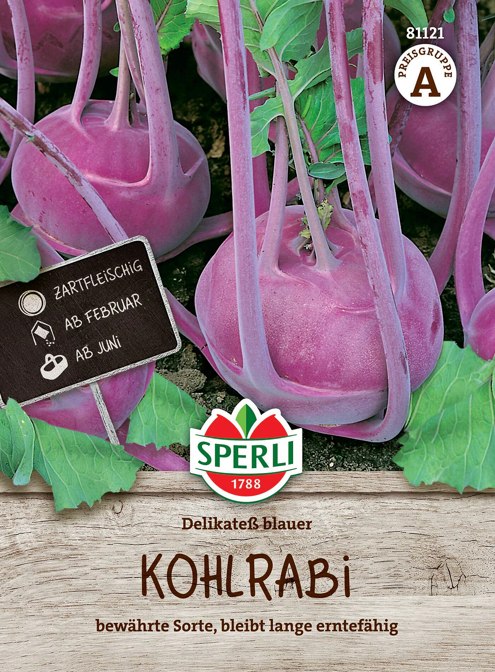 SPERLI Kohlrabi-Samen 'Delikateß'