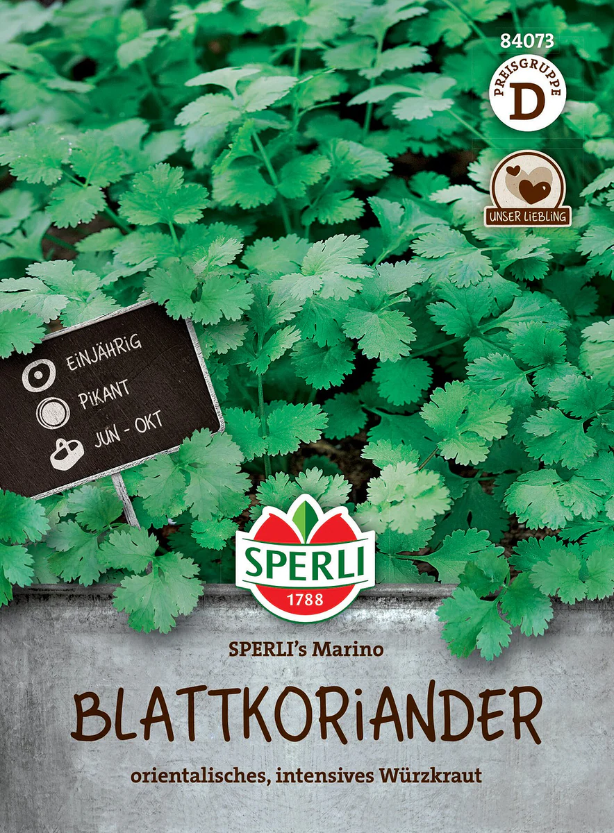 SPERLI Blattkoriander-Samen 'Marino'