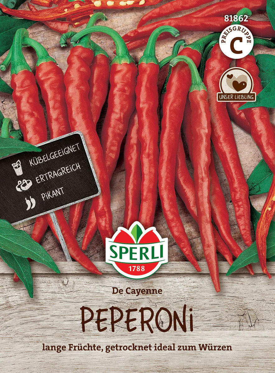 SPERLI Peperoni-Samen 'De Cayenne'