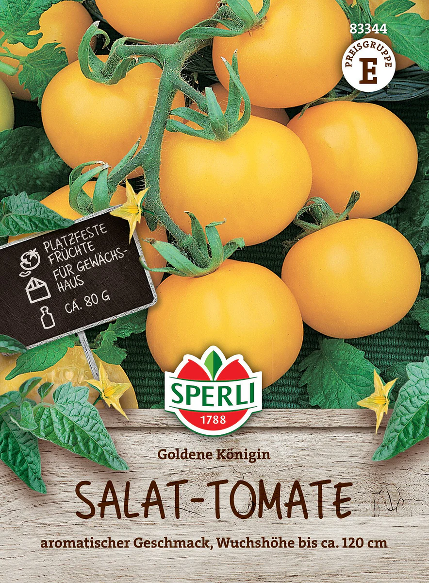SPERLI Salat-Tomaten-Samen 'Goldene Königin'