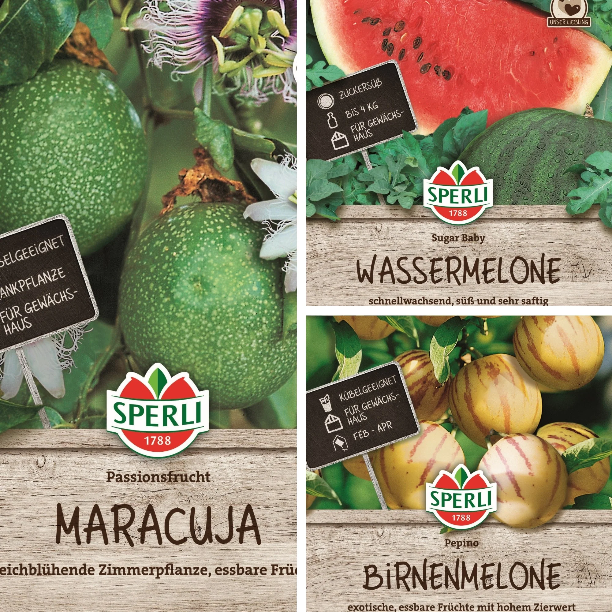 SPERLI Samen-Set "Exotische Früchte-Kollektion"