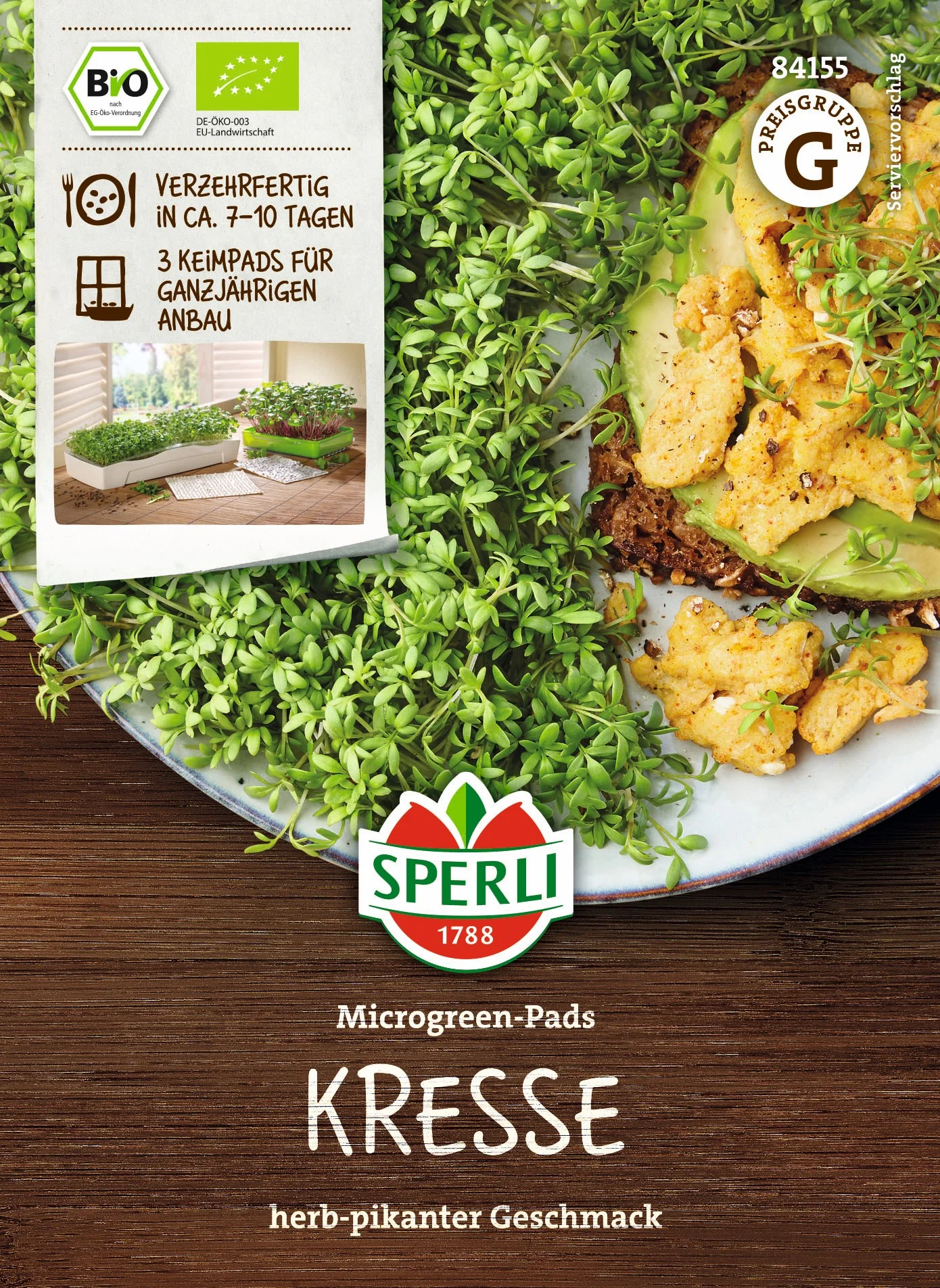 SPERLI Samen-Set "Bio-Sprossenvielfalt als Pads" - Image 6